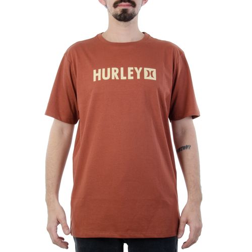 Camiseta Masculina Hurley Silk Square MARROM-HYTS010931- -1-